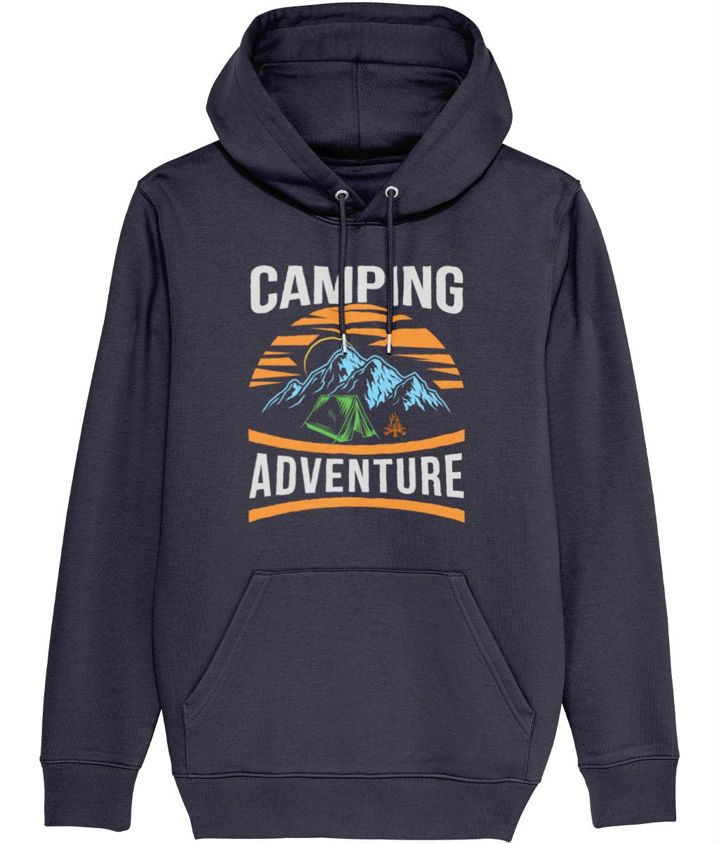 AlpenSucht® Unisex Hoodie "Mountain Camping"