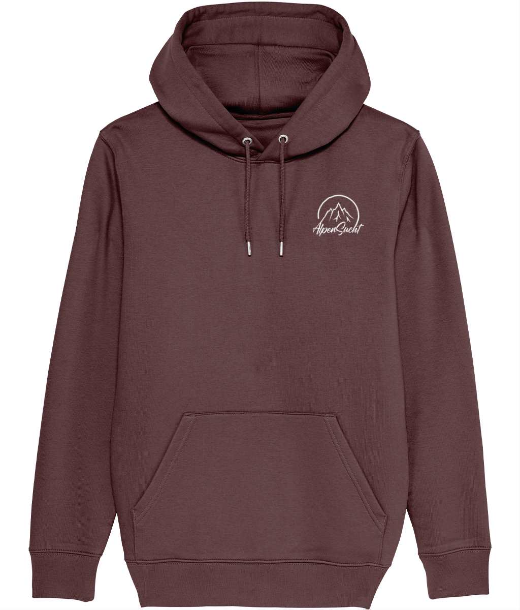 AlpenSucht® Unisex Hoodie Logo bestickt