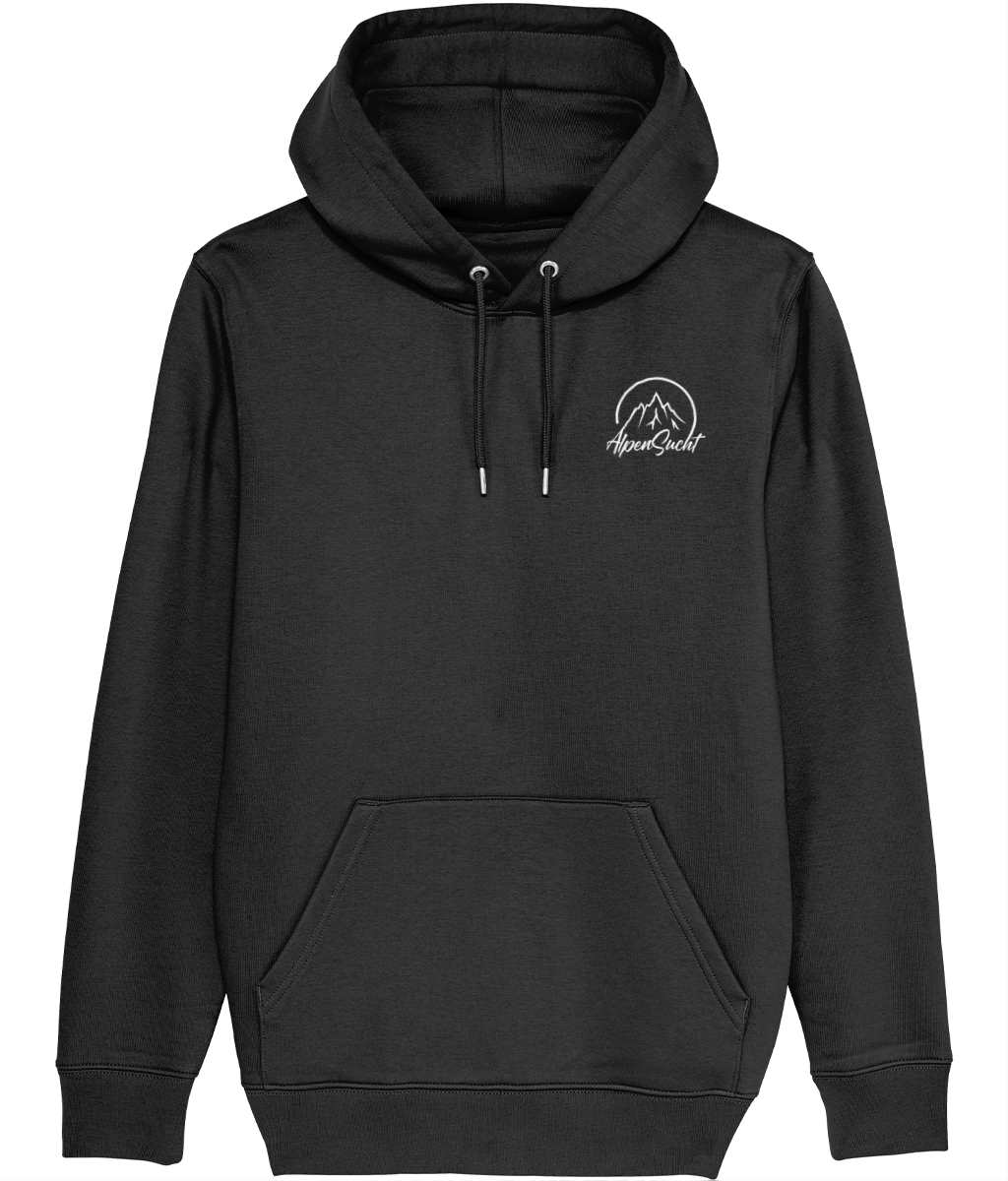 AlpenSucht® Unisex Hoodie Logo bestickt