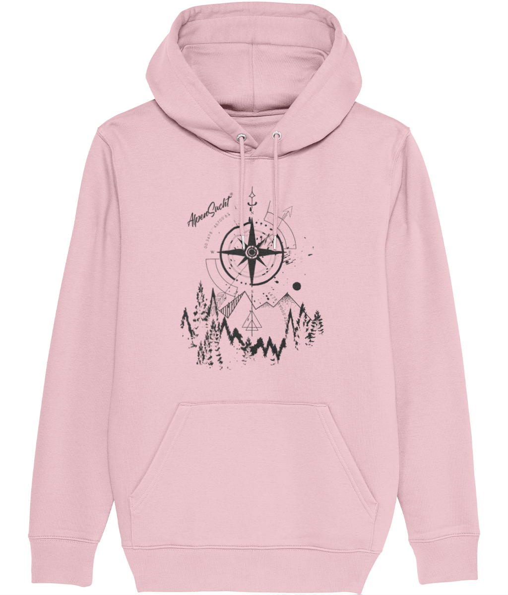 AlpenSucht® Unisex Hoodie "Kompass"