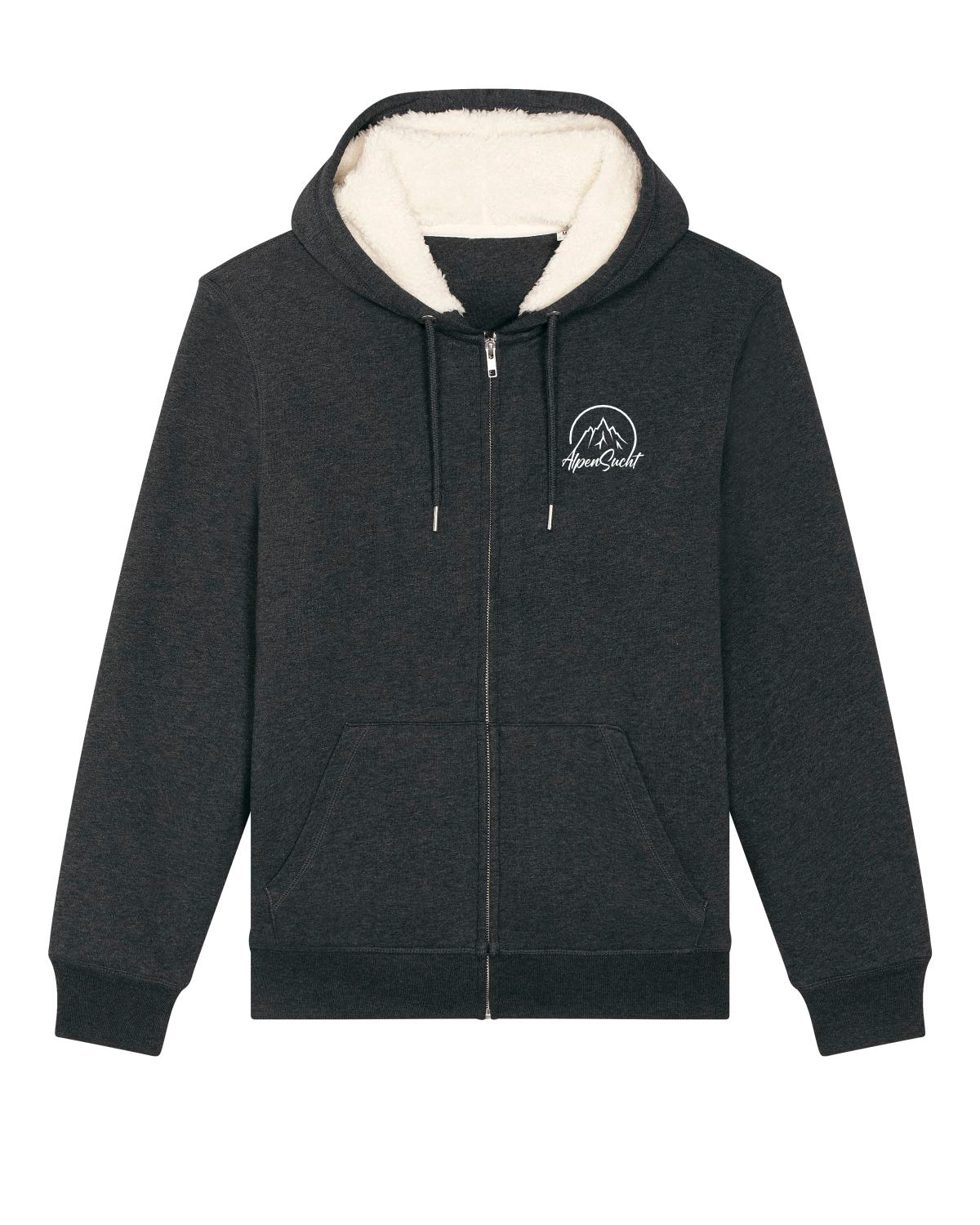 AlpenSucht® Unisex Sherpa Zip-Hoodie