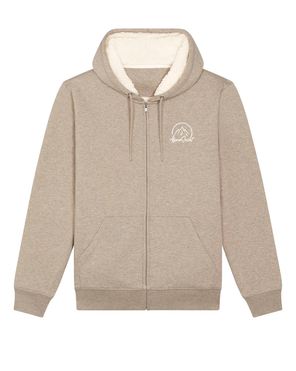 AlpenSucht® Unisex Sherpa Zip-Hoodie