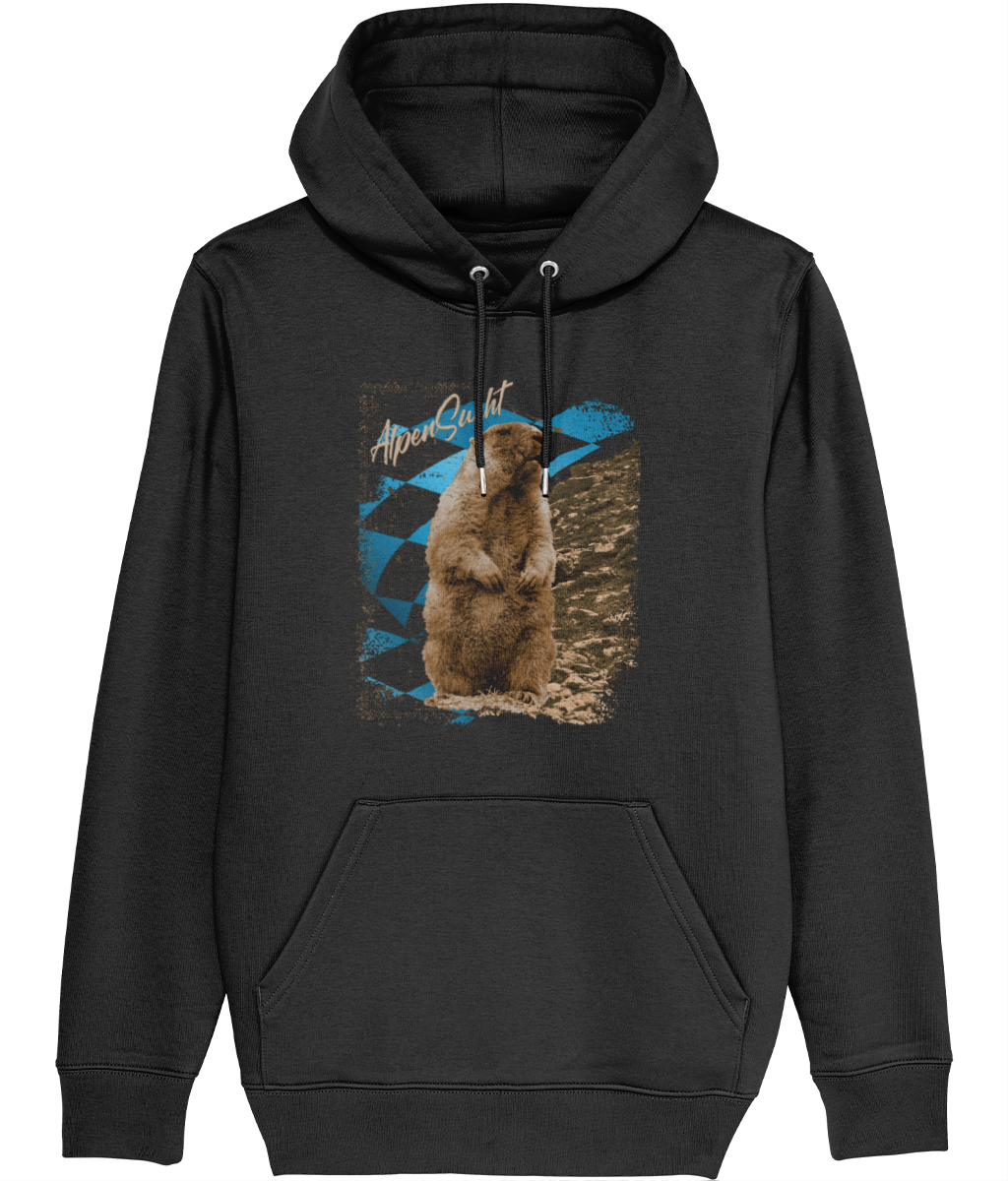 AlpenSucht® Unisex Hoodie "Murmeltier"