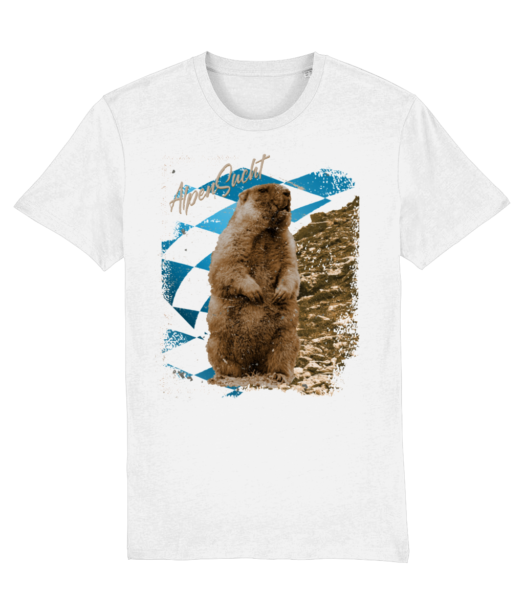 AlpenSucht® Organic Unisex T-Shirt "Murmeltier"